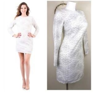 MAIA Never worn long sleeve white textured & sequin dress- GREAT DEAL 🌟✨⭐️